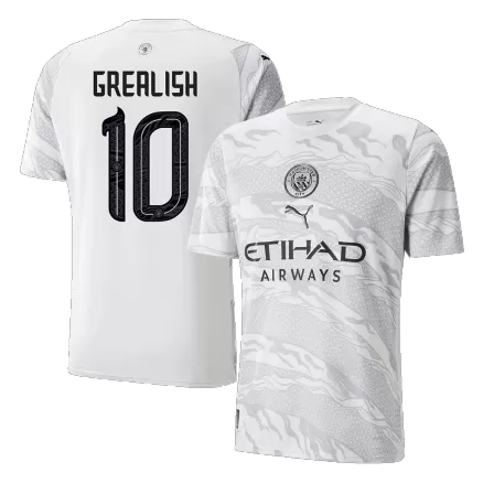 Men's Manchester City GREALISH #10 Soccer Short Sleeves Jersey 2023/24 - worldjerseyshop