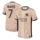 Men's PSG MBAPPÉ #7 Fourth Away Soccer Short Sleeves Jersey 2023/24 - worldjerseyshop