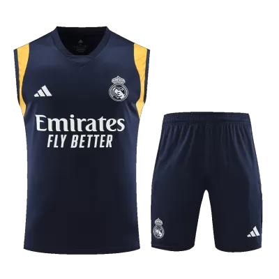 Men's Real Madrid Soccer Training Sleeveless Kit 2023/24 - worldjerseyshop