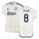 Men's Ajax TAYLOR #8 Away Soccer Short Sleeves Jersey 2023/24 - worldjerseyshop