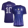 Women's Argentina MESSI #10 Away Soccer Jersey Shirt 2022 - worldjerseyshop