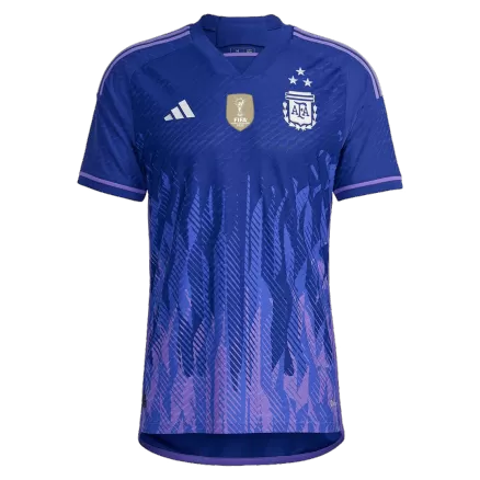 Men's Argentina Away World Cup Champion Edition Player Version Soccer Jersey 2022 - worldjerseyshop