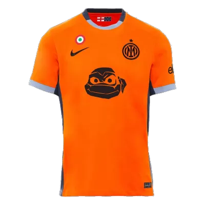 Men's Inter Milan X NINJA TURTLES Third Away Soccer Short Sleeves Jersey 2023/24 - worldjerseyshop