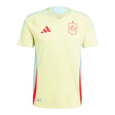 Men's Spain Away Player Version Soccer Jersey 2024 - worldjerseyshop