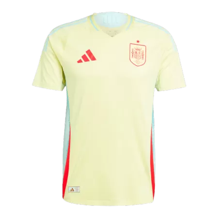 Men's Spain Away Player Version Soccer Jersey 2024 - worldjerseyshop