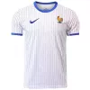 Men's France Away Soccer Whole Kits(Jerseys+Shorts+Socks) 2024 - worldjerseyshop