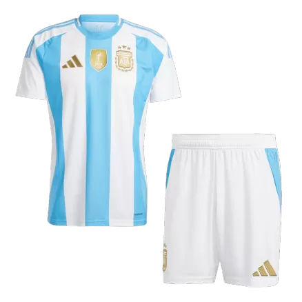 Men's Argentina Home Soccer Kit(Jersey+Shorts) 2024 - worldjerseyshop