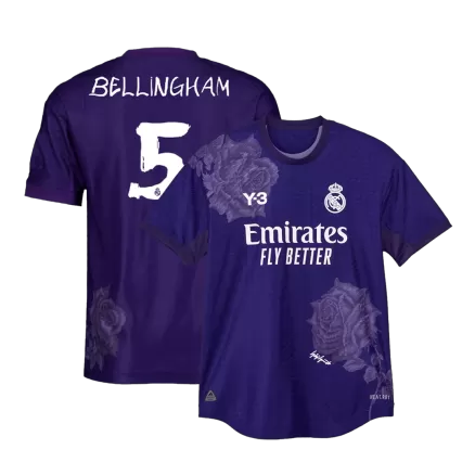 Men's Real Madrid BELLINGHAM #5 Fourth Away Player Version Soccer Jersey 2023/24 - worldjerseyshop