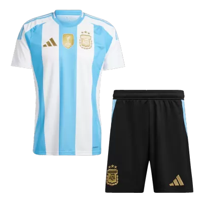 Men's Argentina Home Soccer Kit(Jersey+Shorts) 2024 - worldjerseyshop