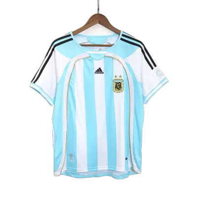 Men's Argentina Retro Home World Cup Soccer Jersey 2006 - worldjerseyshop