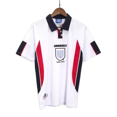 Men's England Retro Home World Cup Soccer Jersey 1998 - worldjerseyshop