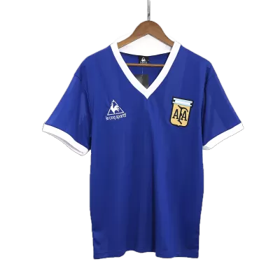 Men's Argentina Retro Away World Cup Soccer Jersey 1986 - worldjerseyshop