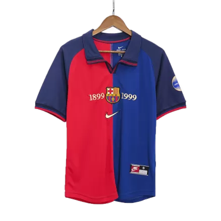 Men's Barcelona Home Soccer Jersey 1999/00 - worldjerseyshop