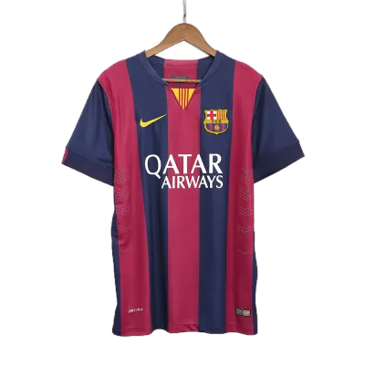 Men's Barcelona Retro Home Soccer Jersey 2014/15 - worldjerseyshop