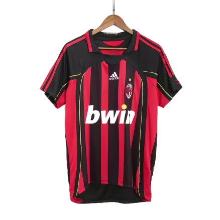 Men's AC Milan Retro Home Soccer Jersey 2006/07 - worldjerseyshop