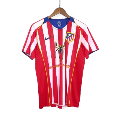 Men's Atletico Madrid Retro Home Soccer Jersey 2004/05 - worldjerseyshop