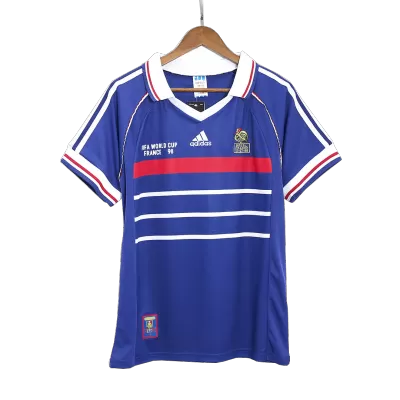 Men's France Retro Home World Cup Soccer Jersey 1998 - worldjerseyshop