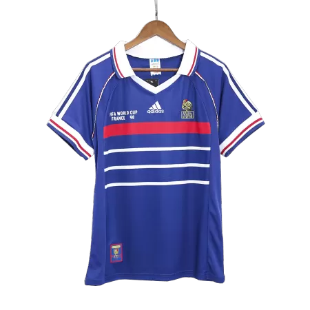 Men's France Retro Home World Cup Soccer Jersey 1998 - worldjerseyshop