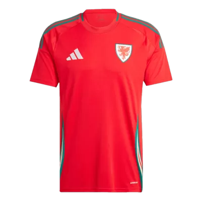 Men's Wales Home Soccer Short Sleeves Jersey 2024 - worldjerseyshop