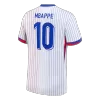 Men's France MBAPPE #10 Away Soccer Short Sleeves Jersey 2024 - worldjerseyshop