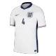 Men's England RICE #4 Home Soccer Short Sleeves Jersey 2024 - worldjerseyshop