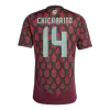 Men's Mexico CHICHARITO #14 Home Soccer Short Sleeves Jersey 2024 - worldjerseyshop