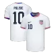 Men's USA PULISIC #10 Home Soccer Short Sleeves Jersey 2024 - worldjerseyshop