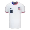 Men's USA PULISIC #10 Home Soccer Short Sleeves Jersey 2024 - worldjerseyshop