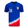 Men's USA PULISIC #10 Away Soccer Short Sleeves Jersey 2024 - worldjerseyshop