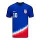 Men's USA PULISIC #10 Away Soccer Short Sleeves Jersey 2024 - worldjerseyshop