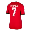 Men's Portugal RONALDO #7 Home Soccer Short Sleeves Jersey 2024 - worldjerseyshop