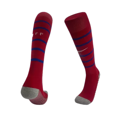 Men's France Home Soccer Socks 2024 - worldjerseyshop