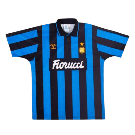 Men's Inter Milan Retro Home Soccer Jersey 1992/93 - worldjerseyshop