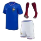 Men's France Home Soccer Whole Kits(Jerseys+Shorts+Socks) 2024 - worldjerseyshop
