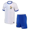 Kids France Away Soccer Jersey Kits(Jersey+Shorts) 2024 - worldjerseyshop