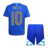 Kids Argentina MESSI #10 Away Soccer Jersey Kits(Jersey+Shorts) 2024 - worldjerseyshop