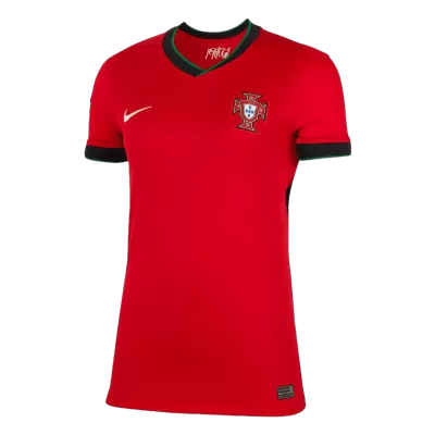 Women's Portugal Home Soccer Jersey Shirt 2024 - worldjerseyshop