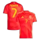 Men's Spain MORATA #7 Home Soccer Short Sleeves Jersey 2024 - worldjerseyshop