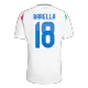 Men's Italy BARELLA #18 Away Soccer Short Sleeves Jersey 2024 - worldjerseyshop