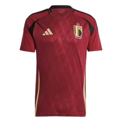 Men's Belgium Concept Home Soccer Short Sleeves Jersey 2024 - worldjerseyshop