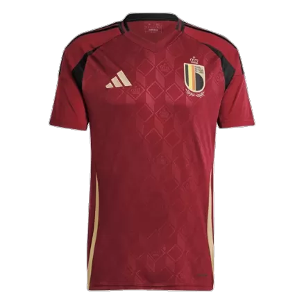 Men's Belgium Concept Home Soccer Short Sleeves Jersey 2024 - worldjerseyshop
