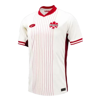 Men's Canada Away Soccer Short Sleeves Jersey 2024 - worldjerseyshop