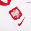 Men's Poland Home Soccer Short Sleeves Jersey 2024 - worldjerseyshop