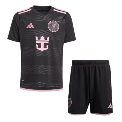 Kids Inter Miami CF Away Soccer Jersey Kits(Jersey+Shorts) 2024 - worldjerseyshop