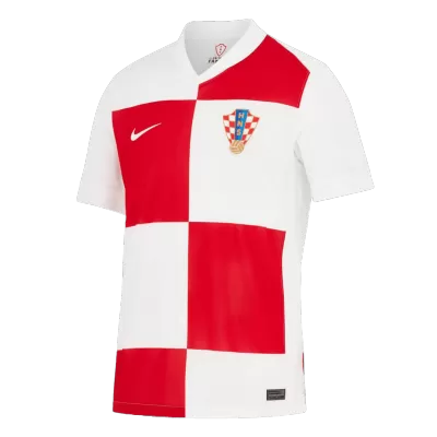 Men's Croatia Home Soccer Short Sleeves Jersey 2024 - worldjerseyshop