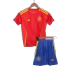 Kids Spain Home Soccer Jersey Kits(Jersey+Shorts) 2024 - worldjerseyshop