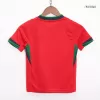 Kids Portugal Home Soccer Jersey Kits(Jersey+Shorts) 2024 - worldjerseyshop