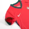 Kids Portugal Home Soccer Jersey Kits(Jersey+Shorts) 2024 - worldjerseyshop