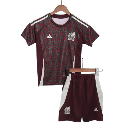 Kids Mexico Home Soccer Jersey Kits(Jersey+Shorts) 2024 - worldjerseyshop