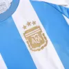 Kids's Argentina Home Soccer Whole Kits(Jerseys+Shorts+Socks) 2024 - worldjerseyshop